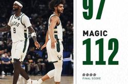 168资讯网-NBA常规赛-雄鹿97-112不敌魔术,字母哥空砍35+10+7,保罗·班凯罗24+12+5