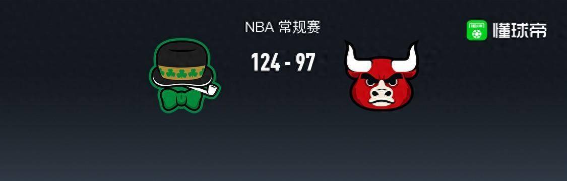 凯尔特人队:NBA战报：凯尔特人队124-97战胜公牛队凯尔特人队，杰伦-布朗30+8+6