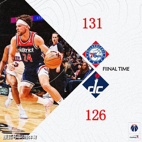 NBA:NBA战况：76人131-126击败奇才 恩比德50+12+7 马克西26+7