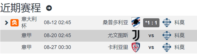 意甲:真是玻璃人意甲？意媒：意甲还没开始 科莫新援瓦拉内伤缺至少1个月